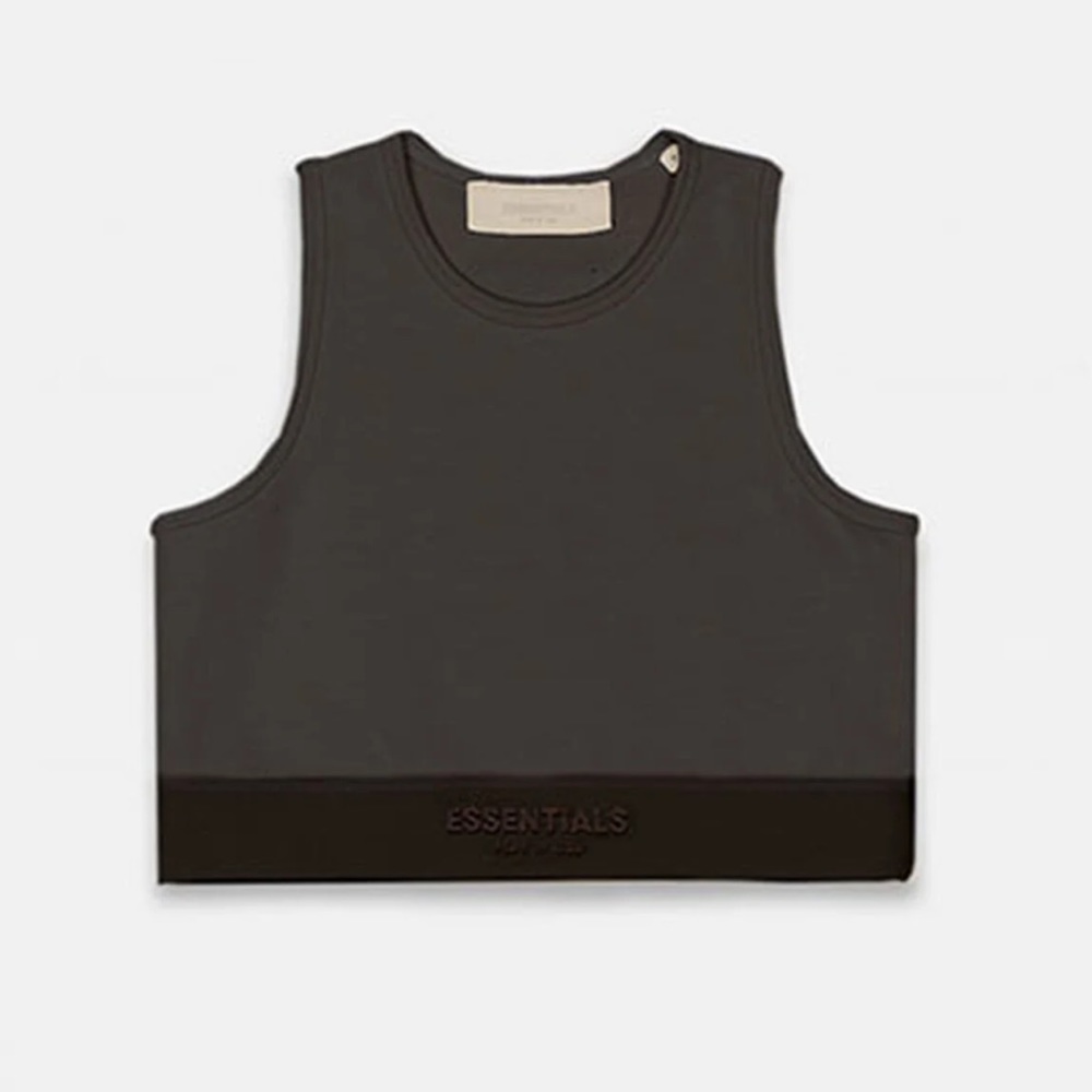 NEW Essentials Fear of God Off Black Sports Bra Medium